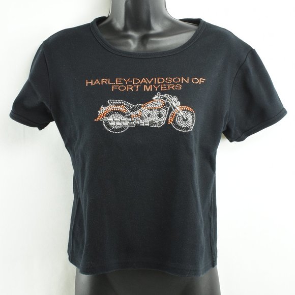Harley Davidson Womens L T Shirt Fort Myers M - Picture 1 of 9